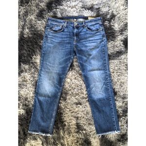 Rag & Bone Dre Low-Rise Slim Boyfriend Jeans Size 33